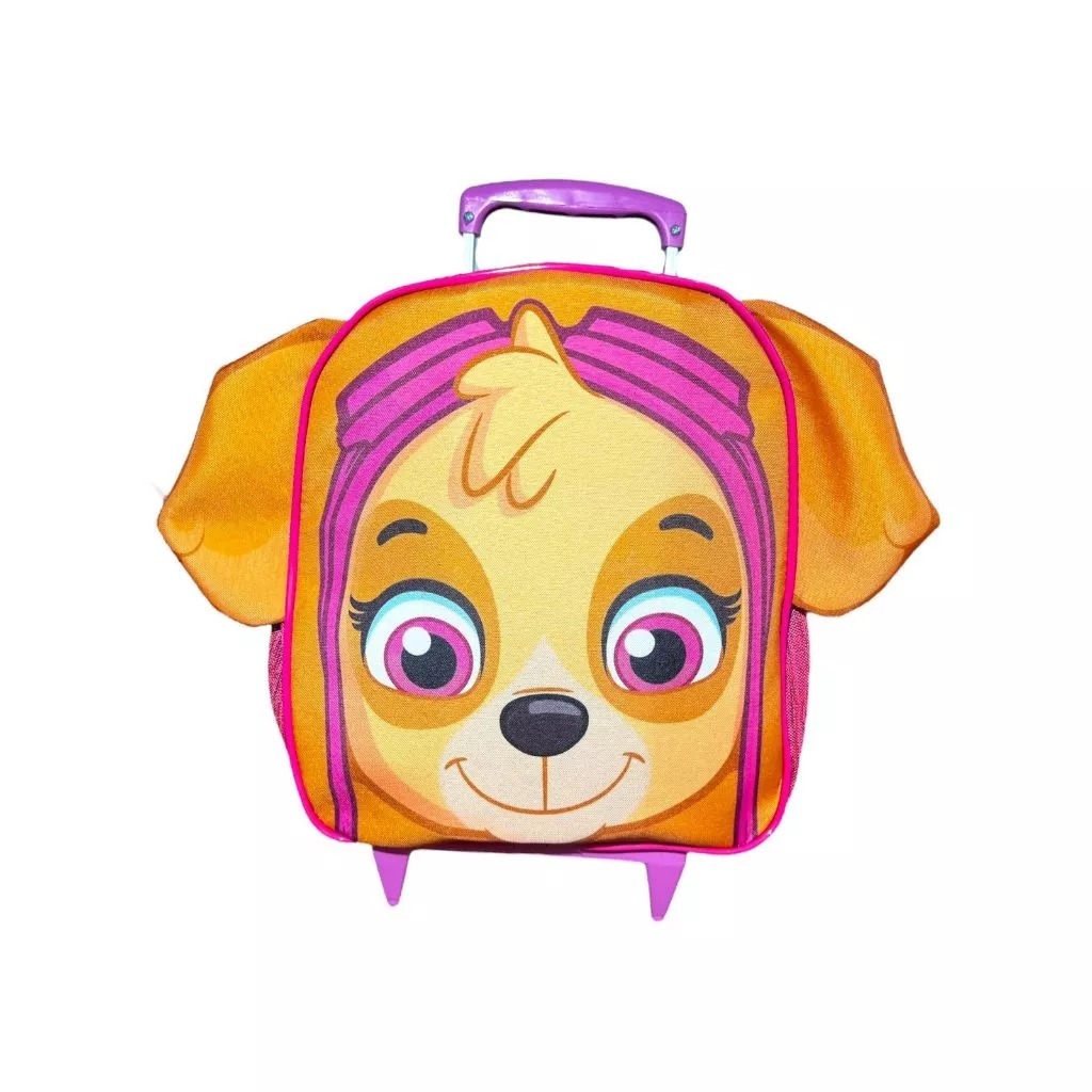 Mochila Maternal Skye Orelinha Patrulha Canina Escolinha Meninas Creche Rodinha Tam P em Oferta na Shopee