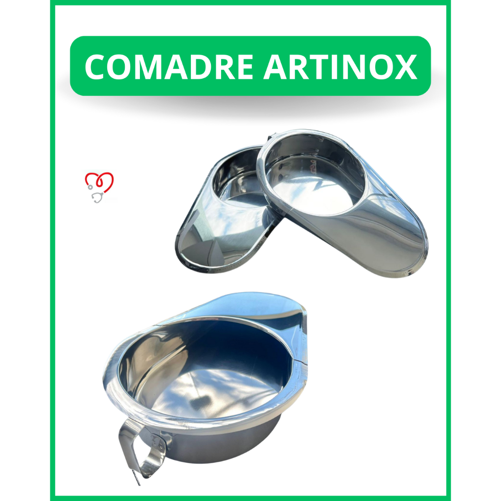 Comadre de Inox - Coletor de urina e fezes - Art'Inox