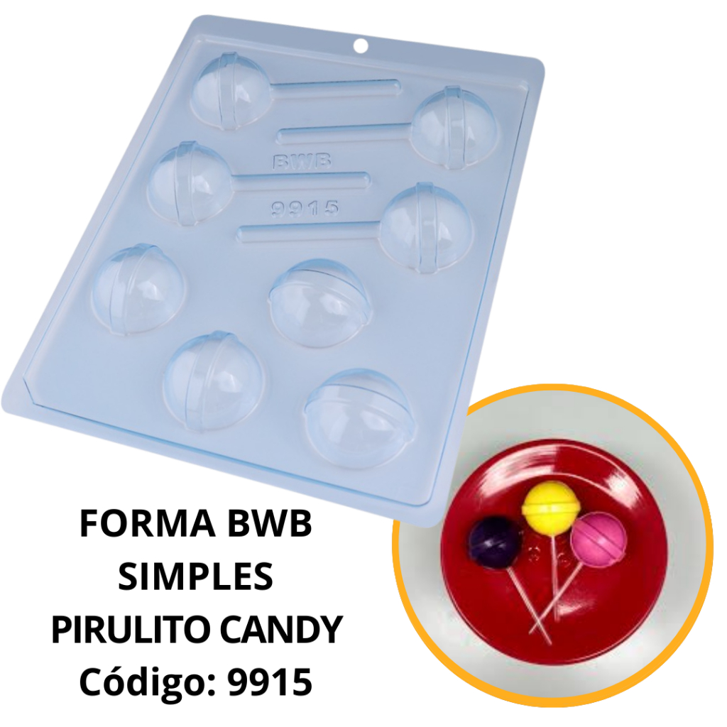 1~10 FORMA SIMPLES PIRULITO LOLLIPOP CANDY CÓD.:9915 EM ACETATO BWB PARA BOMBOM DOCES DE CHOCOLATE E DOCERIA. em Oferta na Shopee