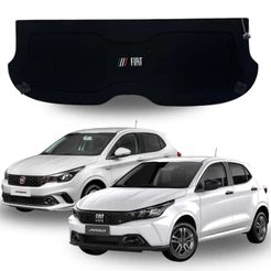 Tampão Tampa Bagagito Porta Malas Fiat Argo 2017 2018 2019 2020 2021 2022 2023 Mdf Carpete