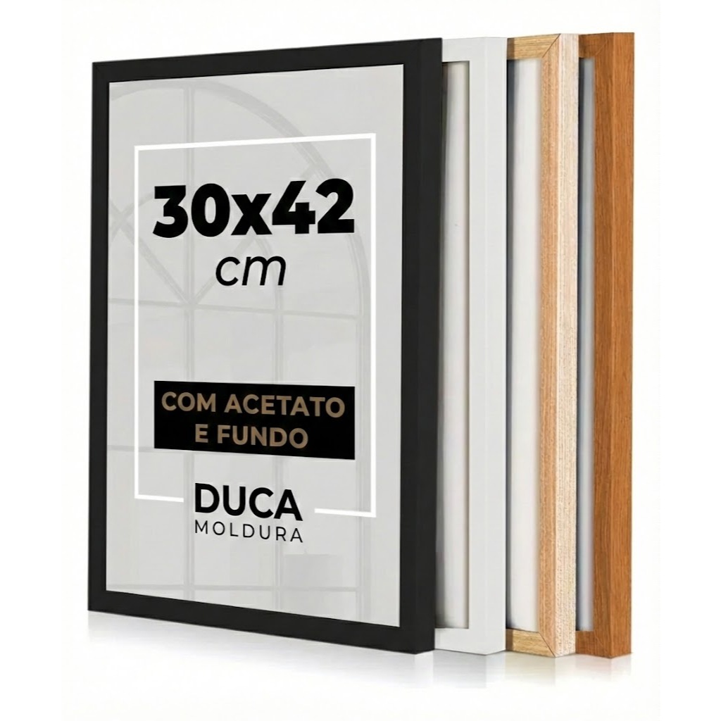 Quadro Moldura 30x42 cm POSTER - Acetato Quadro Diploma Fotos (Escolha a cor) em Oferta na Shopee