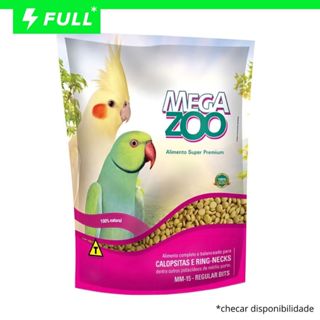 Ração Megazoo Extra CALOPSITAS/RING NECKS 15mm 700g alimento Premium passaros maritacas psitacideos em Oferta na Shopee
