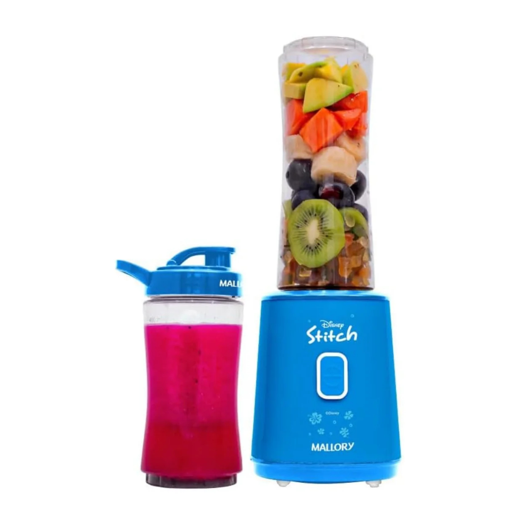 LIQUIDIFICADOR INDIVIDUAL MALLORY STITCH - 2 COPOS 127V AZUL