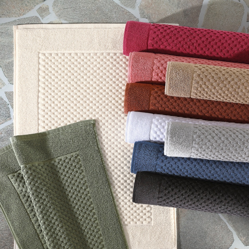 Toalha de Piso 50x70 Dohler Luxo Premium 680g/m² 100% Algodão Alto Relevo | Super Macia e Absorvente em Oferta na Shopee