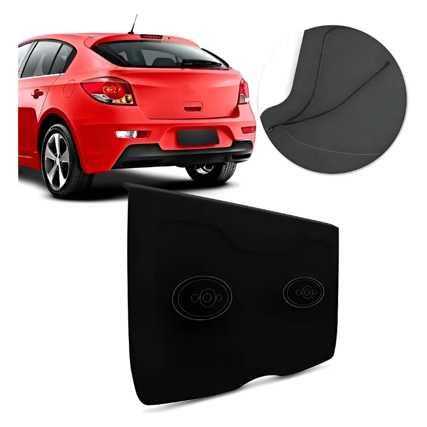 Tampão Traseiro Gm Cruze Hatch 2012 2013 2014 Bagagito Preto em Oferta na Shopee