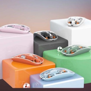 Mouse sem Fio Bluetooth 5.2 &amp Wireless 2.4Ghz USB C Recarregável DPI Ajustável Cores aleatórias em Oferta na Shopee