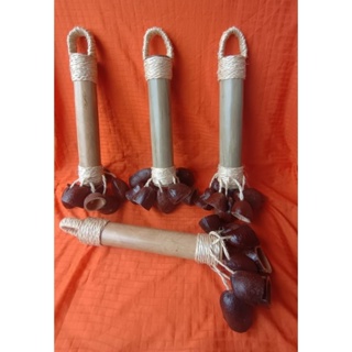 Chocalho Molho Jatoba Bambu Som Percussão em Oferta na Shopee