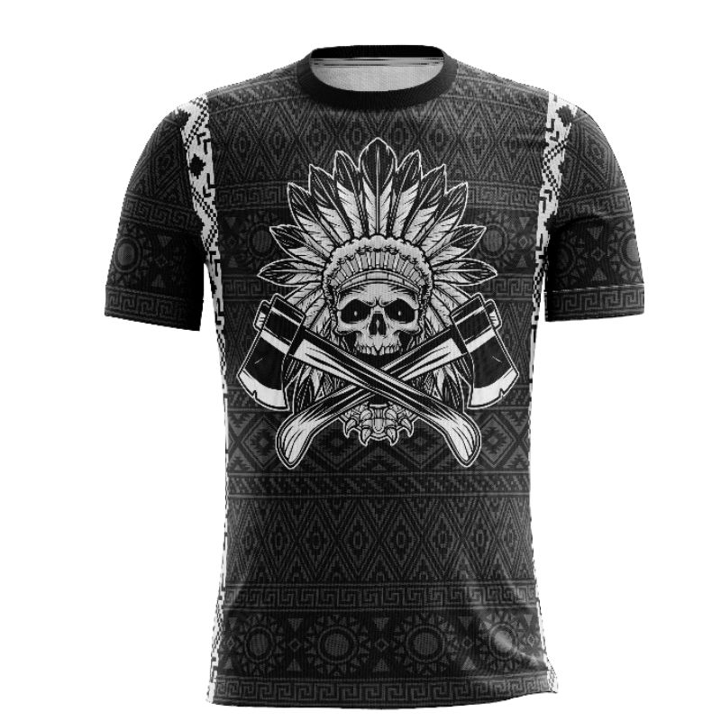 Camiseta Infantil Personalizada Sublimação Índio Asteca _04