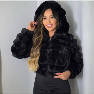 Jaqueta  Bomber Com  Pelos  Tam P M G GG em Oferta na Shopee