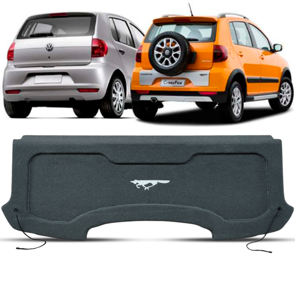 Tampão Porta Malas Fox Crossfox 2003 A 2019 Carpete Grafite em Oferta na Shopee