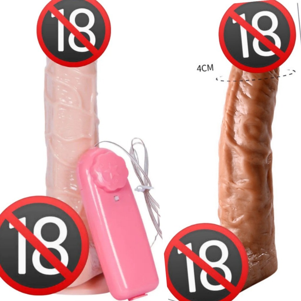 Penis De Borracha Com ou Sem Vibrador Realistico Consolo Dildo Com Ventosa Grande SexShop