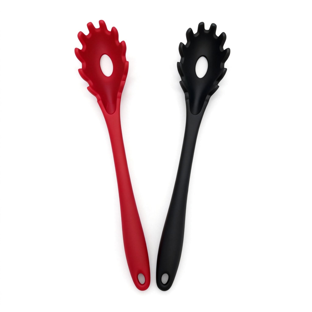 Kit 2 pegador de Massa/Macarrão Silicone Grande 29 cm Silicone