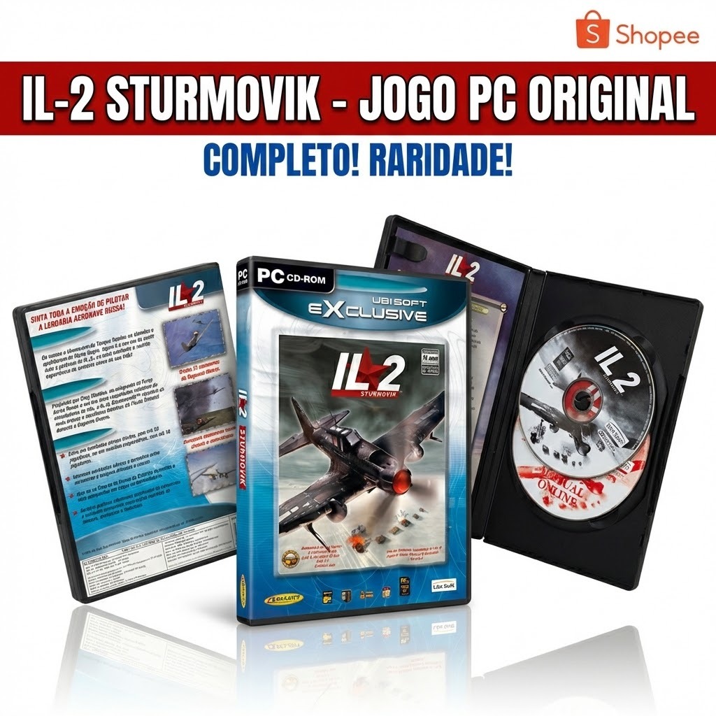 Jogo PC IL-2 Sturmovik: Edição Ubisoft Exclusive - Completo (Mídia Física)