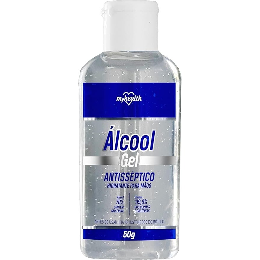 Álcool Gel Antisseptico Hidratante 70% 50G Myhealth