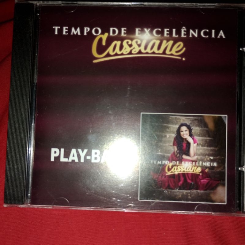 Cd Cassiane Tempo de Excelência Play Back