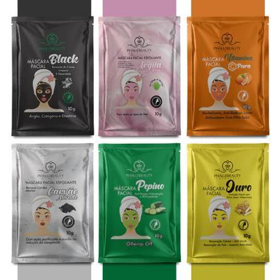 Máscara Facial Peel Off Sachê Limpa e Revitaliza a Pele 10g em Oferta na Shopee