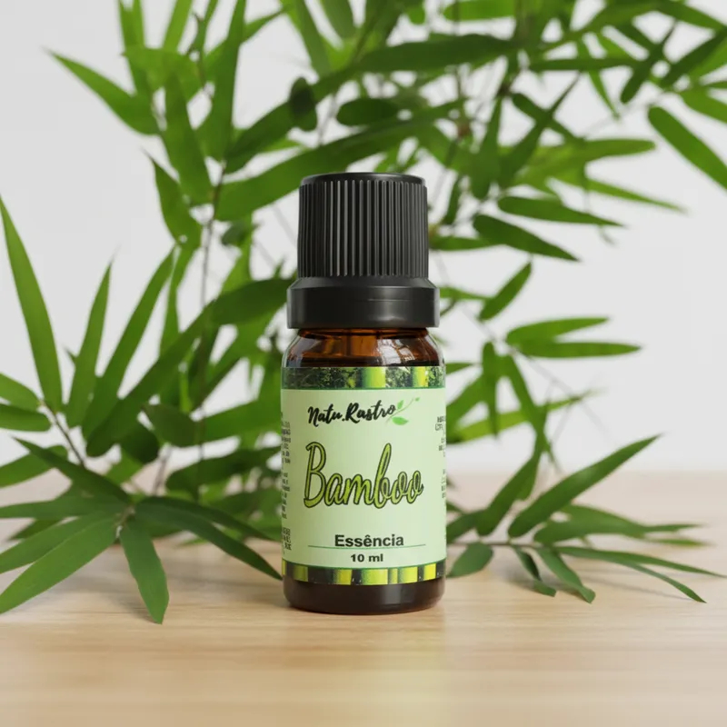 Essência Concentrada Bamboo Natu.Rastro 10ml-fragrância que simboliza força, elegância e equilíbrio
