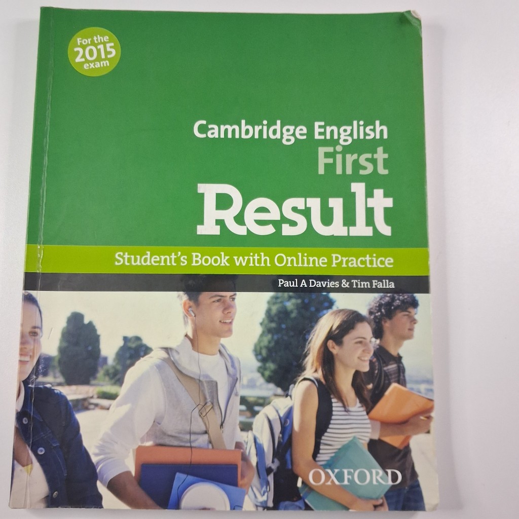 [SEBO] Livro Usado - Cambridge English First Result Student's Book - Paul A. Davies - Didático Exame