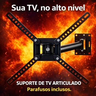 Suporte Para TV Articulado 32 a 55 Polegada LCD LED OLED QLED Plasma | Universal, Giratório, Inclinável, Compatível V em Oferta na Shopee