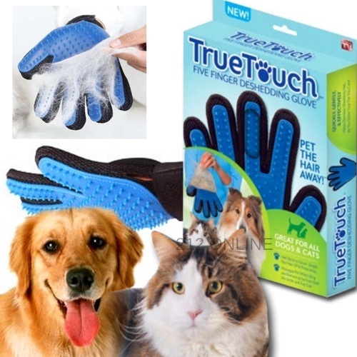 Luva Escova Magnética para Pets com Limpeza Eficiente Cães e Gatos