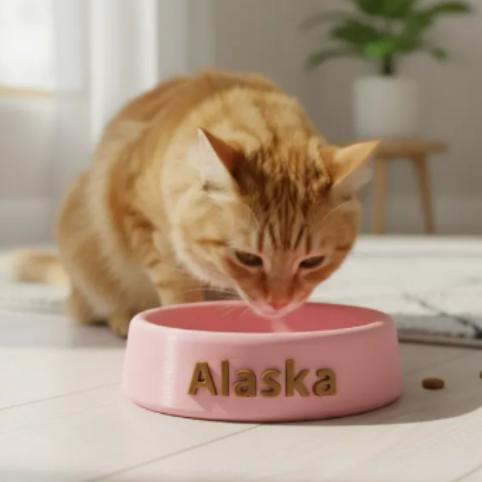 Pote de ração pet personalizado com nome - 200ml a 400ml - Várias Cores - Resistente premium em Oferta na Shopee