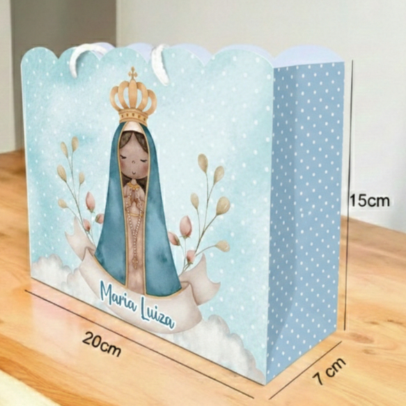 Sacolinha NOSSA SENHORA DA APARECIDA   Personalizado Sacolinha Lembrancinha Aniversário NOSSA SENHORA DA APARECIDA