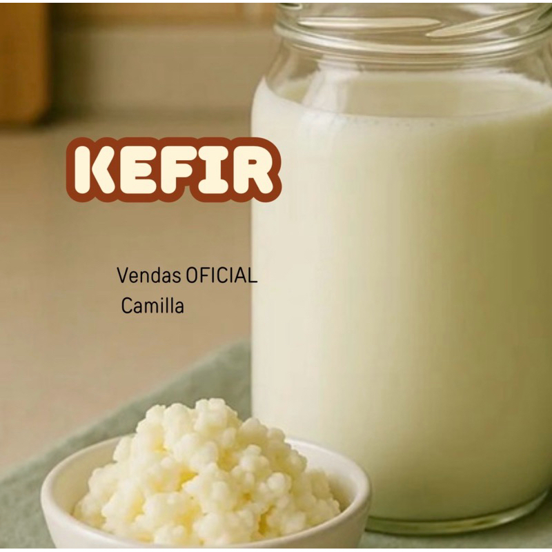 kefir Natural ou semi desidratado