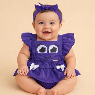 Romper Mesversário Bolo Fofo em Oferta na Shopee