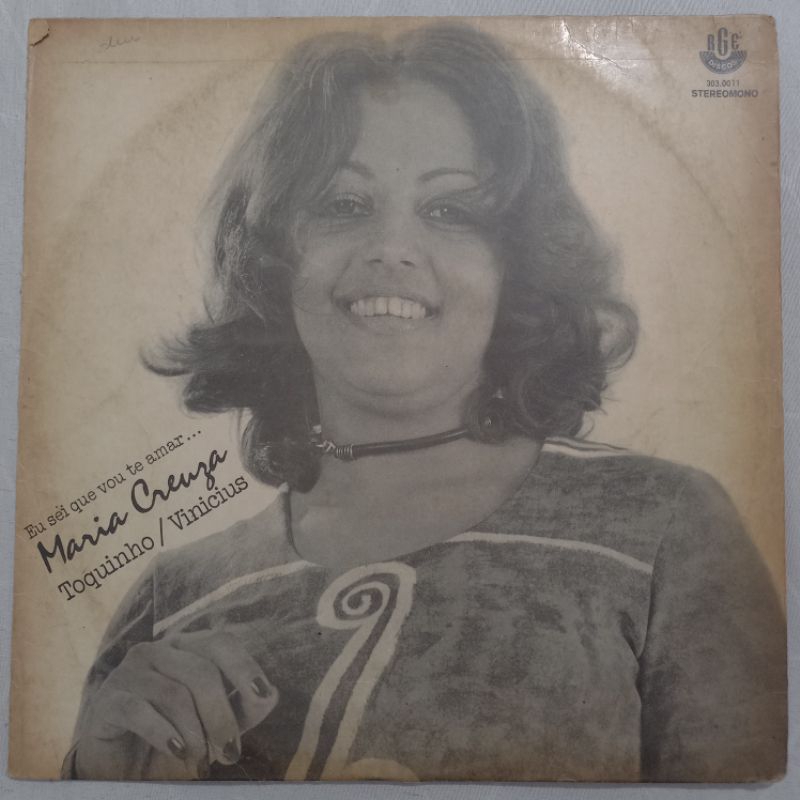 Disco de Vinil LP Maria Creuza Eu Sei Que Vou Te Amar Toquinho/Vinicius