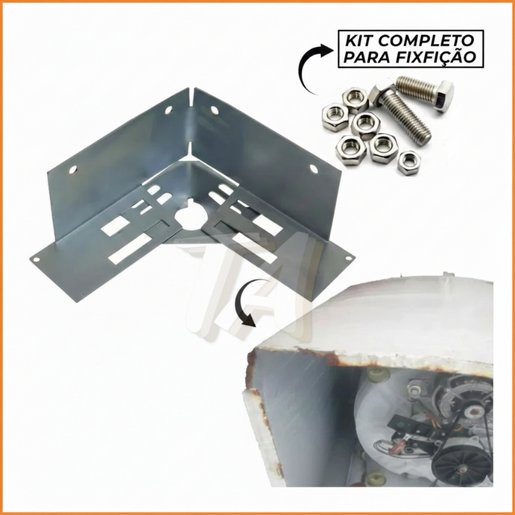 Kit 2 Salva Gabinete + 2 Pé Nivelador Para Maquina De Lavar Roupa Universal Completo