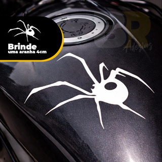 kit Adesivo da aranha - 2 unidades - para motos, carros, tanque de motos capacetes bicicletas grau auriacorte br em Oferta na Shopee