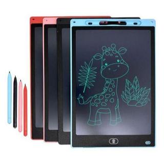 Lousa Mágica Digital Infantil Tela LCD 10 12 Pol Tablet Educativo Para Desenhar E Escrever Presente