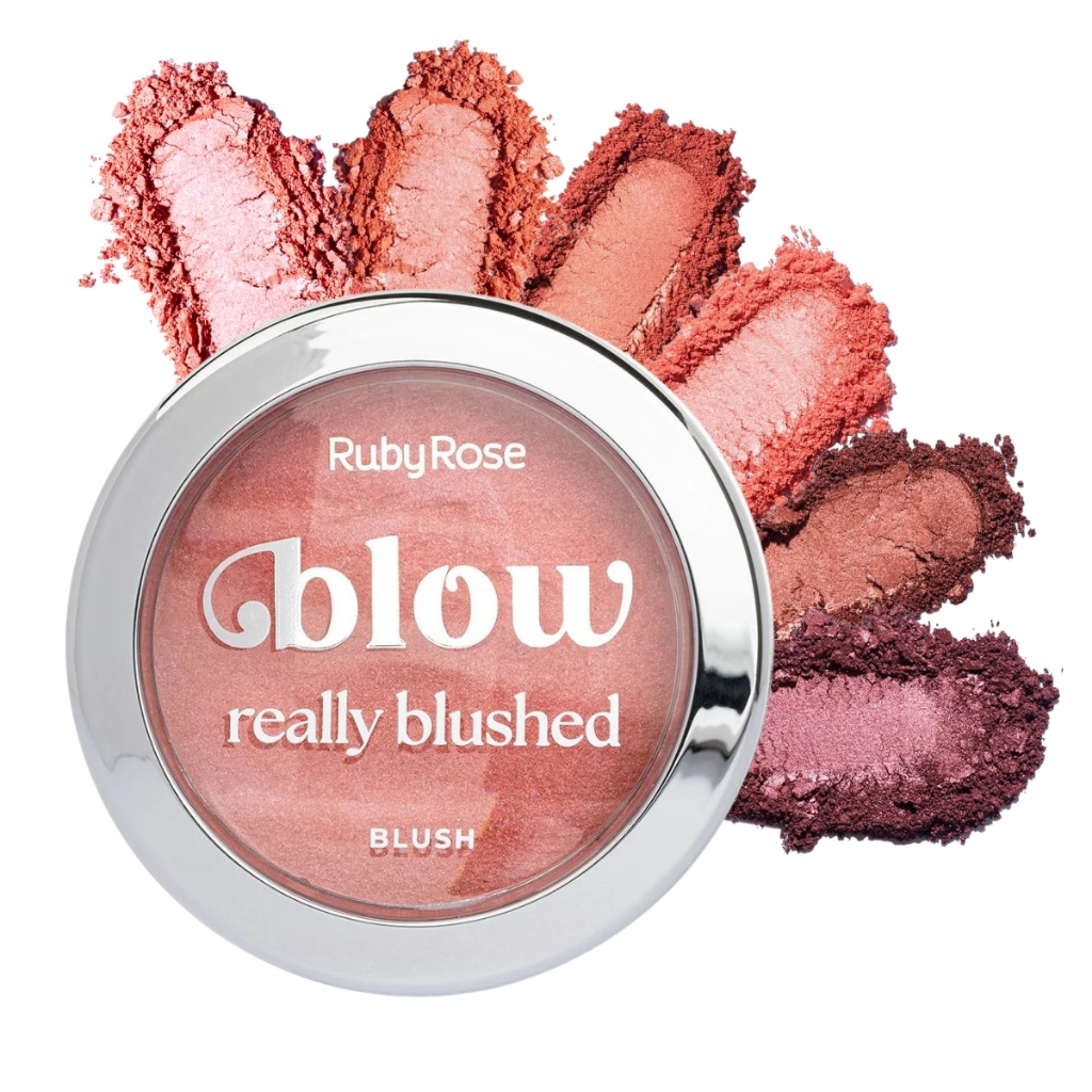 Blush Facial Com Tecnologia Baked Really Blushed Blow Ruby Rose em Oferta na Shopee
