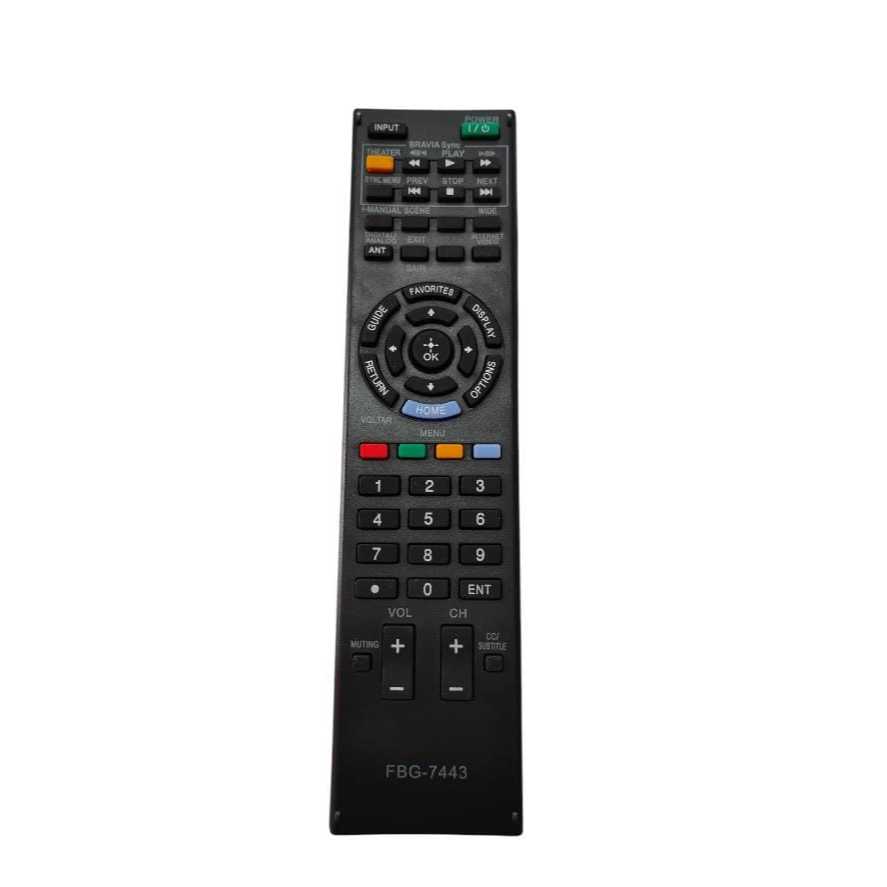 Controle Remoto Compativel Tv SONY Bravia KDL-32HX755  KDL-32NX655 KDL-32EX655  FBG-7443