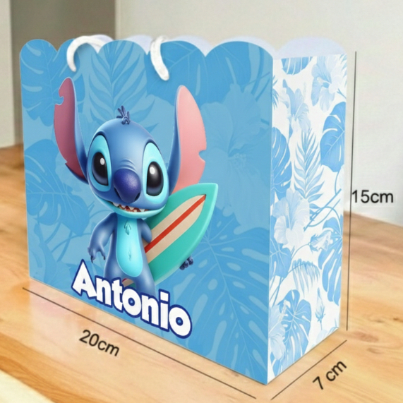 Sacolinha LILO STITCH  Personalizado Sacolinha Lembrancinha Aniversário LILO STITCH