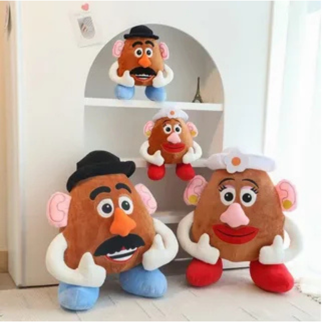 Pelúcia Toy Store Sr Cabeça De Batata Sra Senhora 30Cm Boneco Brinquedo Antialérgico