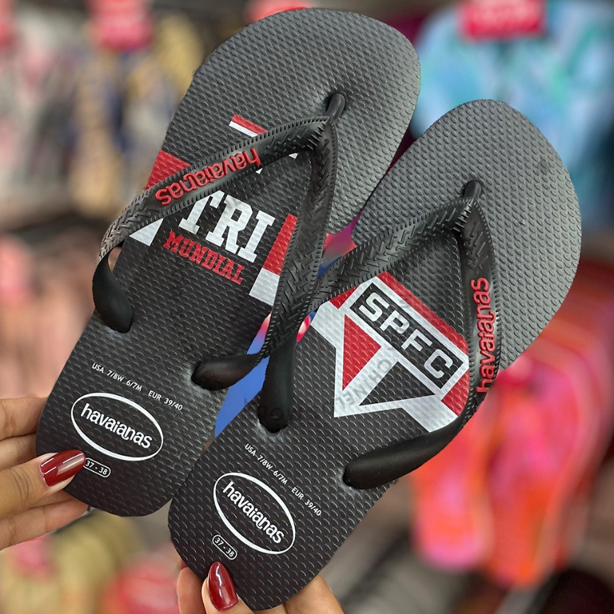 Chinelos Havaianas Top Times São Paulol em Oferta na Shopee