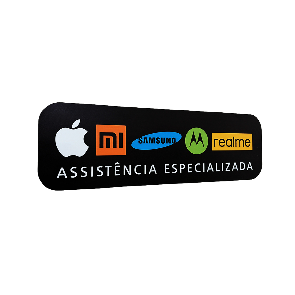 Placa Decorativa Quadro Assistência Técnica Marcas Celulares em Oferta na Shopee