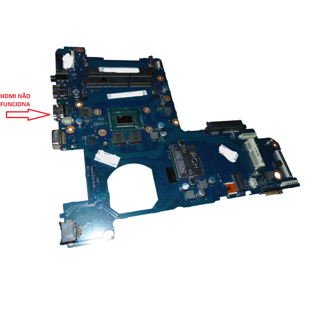 Placa-mãe Notebook Samsung NP270E5G I3-3110m Hdmi Não Funciona