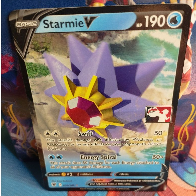 Starmie V (Play Pokemon) - Pokemon TCG Original