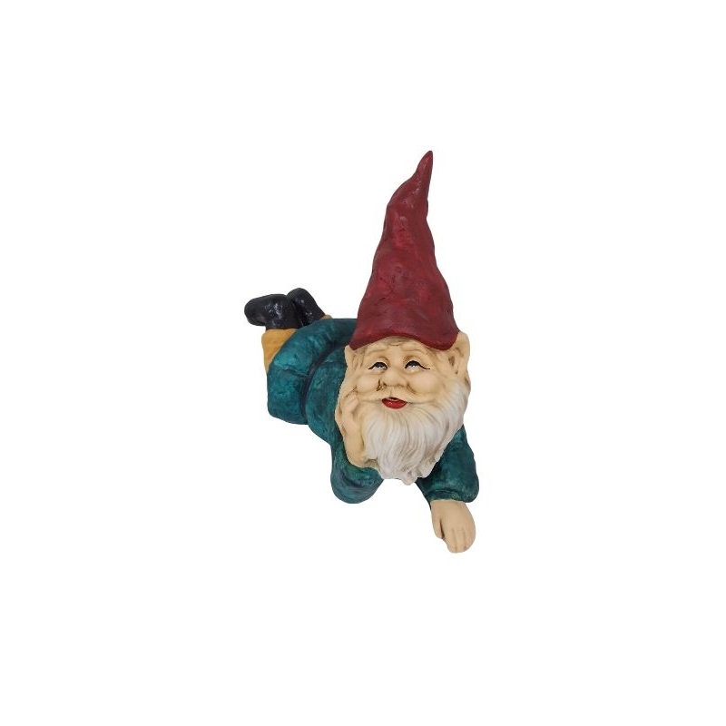 Duende gnomo enfeite decoração para jardim Riel