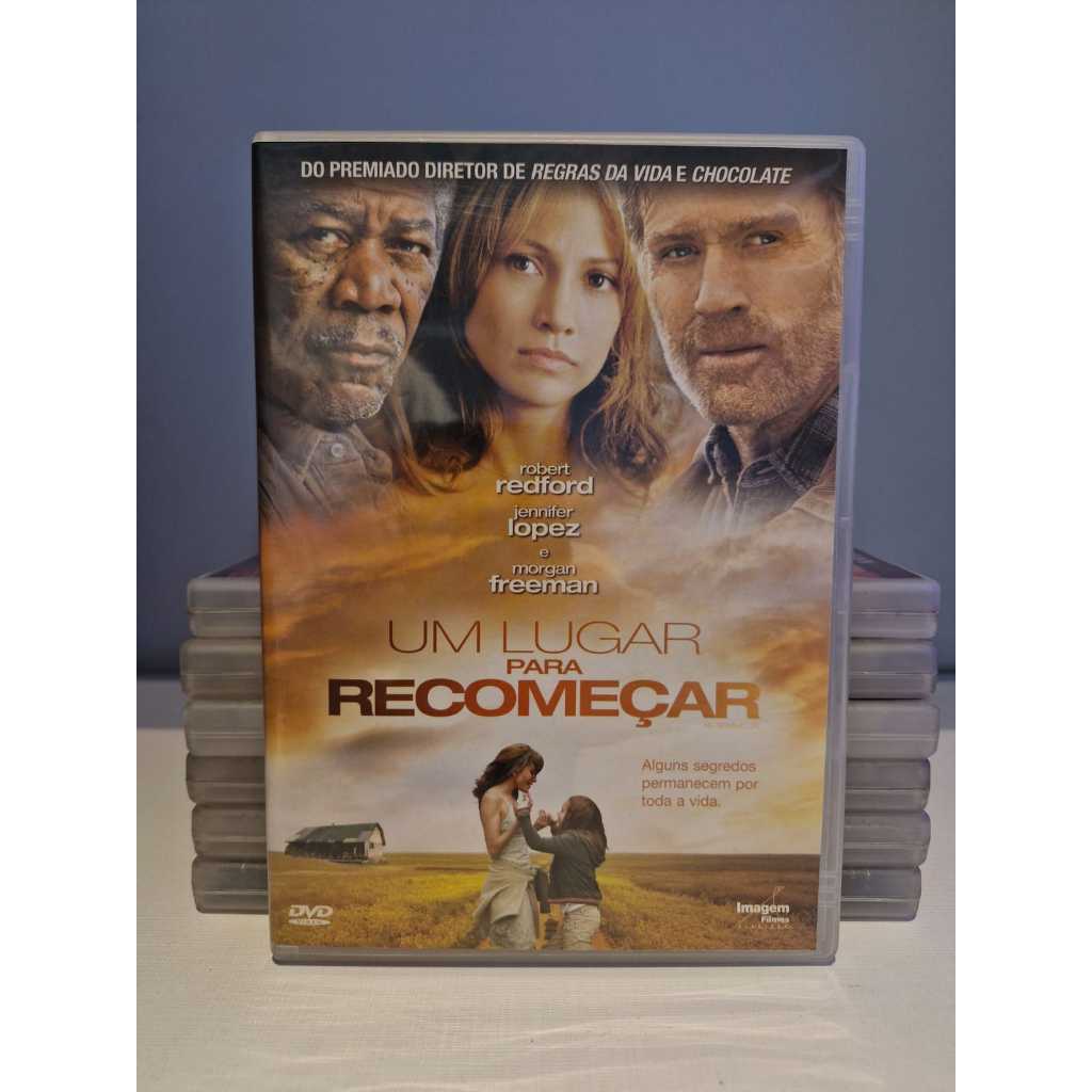 UM LUGAR PARA RECOMEÇAR - Robert Redford Jennifer Lopez Morgan Freeman - DVD - Original
