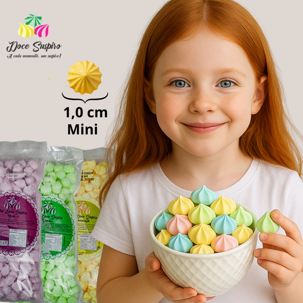 1600 Mini Suspiro Lembrancinha Casamento Chá Bebê Revelação Atacado Barato Caseiro Artesanal Gourmet em Oferta na Shopee