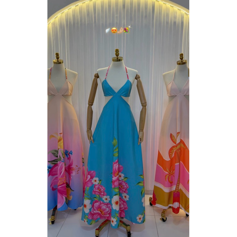 VESTIDO GEÓRGIA LONGO CREPE 3 MODELO