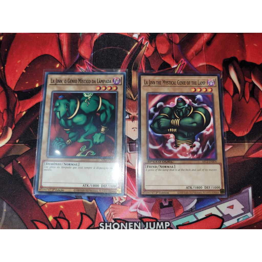 Escolha o idioma/Arte - La Jinn, o Gênio Místico da Lâmpada - Raridade Comum - Yugioh! Original Konami.