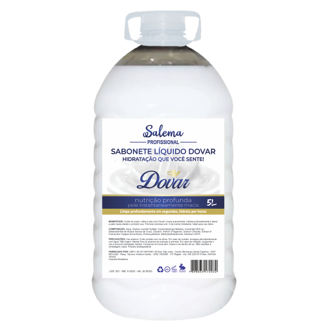 Sabonete Líquido Original 5L Dovar 5 Litros