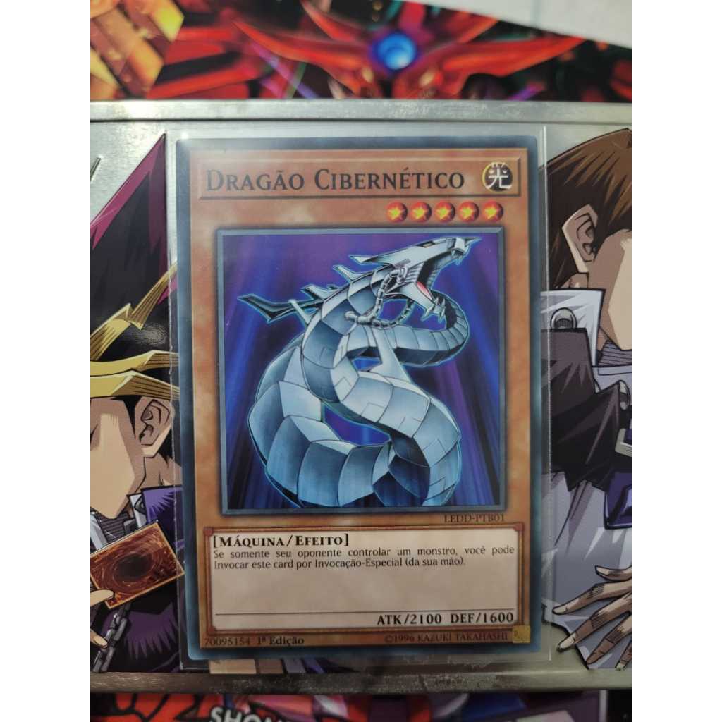 Dragão Cibernético - Cyber Dragon - Raridade COMUM - Yugioh! Original Konami.