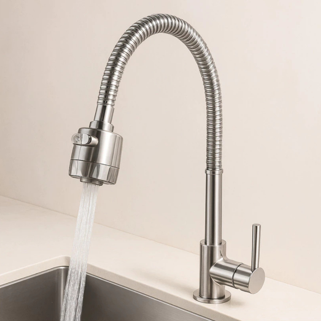 Torneira Gourmet MESA BANCADA DUPLA FUNÇÃO Mesa Pia Inox Flexível Luxuosa em Oferta na Shopee