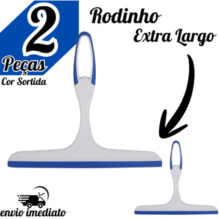 Rodo Rodinho Pia Silicone Largo 24 cm Rodinho Com Puxador Grande Limpeza Multiuso Para Box Vidros em Oferta na Shopee