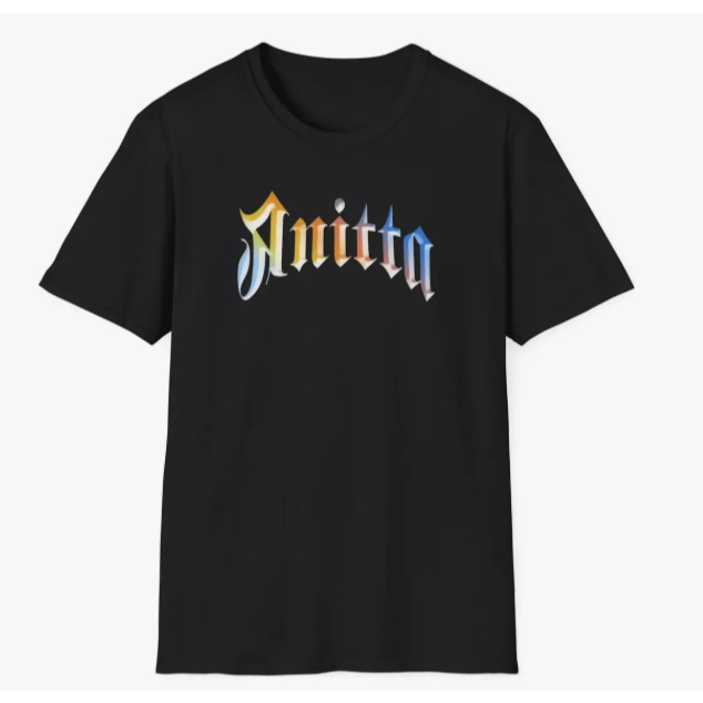 Camiseta Unissex Estampa Moderna Casual Algodão Confortável anitta cantora pop